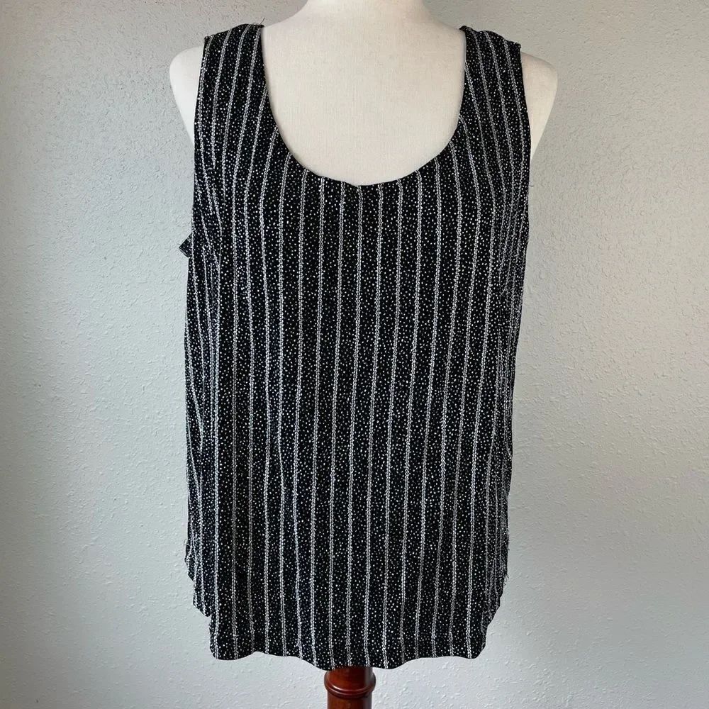 Onyx Nite Formal Tank Top Size 2X EUC